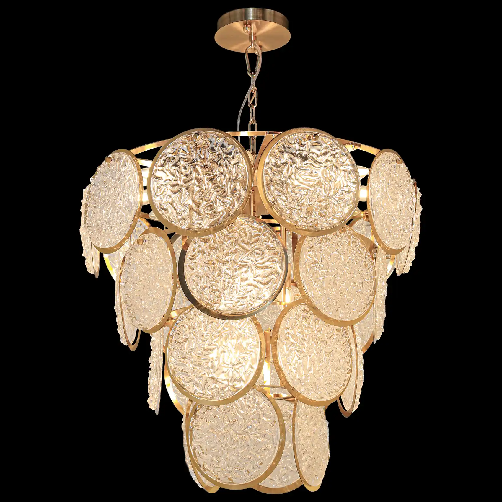 SEZAR 4 KATLI AVİZE   Q80 H:70 CM